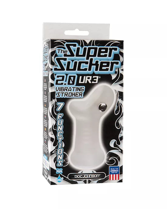 The Super Sucker 20 UR3 Vibrating Stroker