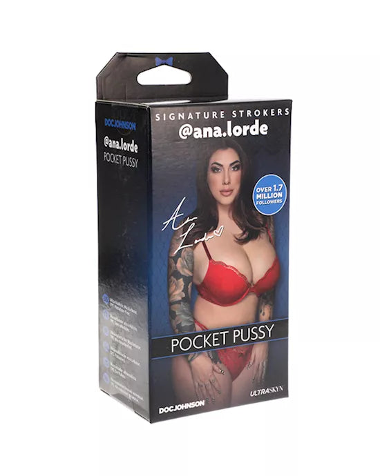 Doc Johnson Signature Strokers Ana.Lorde Ultraskyn Pocket Pussy