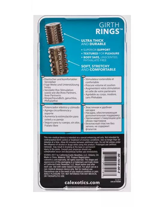 Silicone Girth Rings