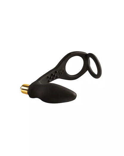 Ro-Zen Silicone Vibrating Cock Ring and Anal Plug