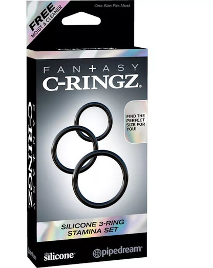 Fantasy C-Ringz Silicone 3-Ring Stamina Set