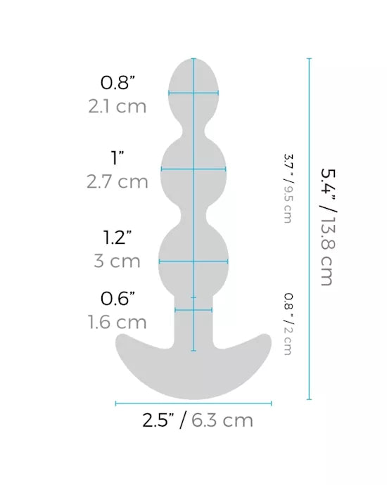 b-Vibe Triplet Anal Beads