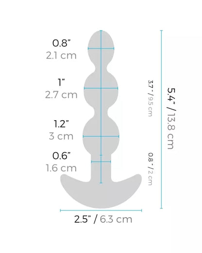 b-Vibe Triplet Anal Beads