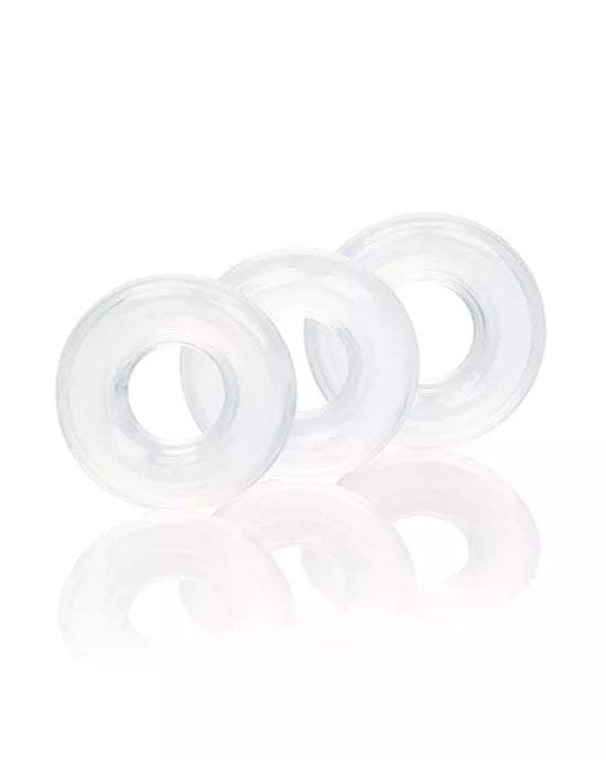 Set of 3 Silicone Stacker Rings