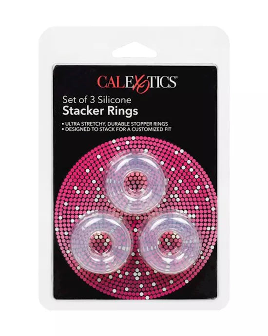 Set of 3 Silicone Stacker Rings