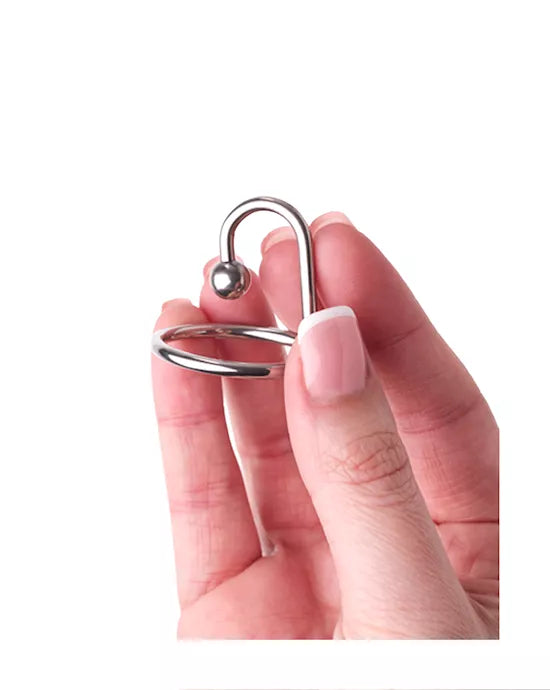 Kink Stainless Steel Ball End Head Ring - 28mm