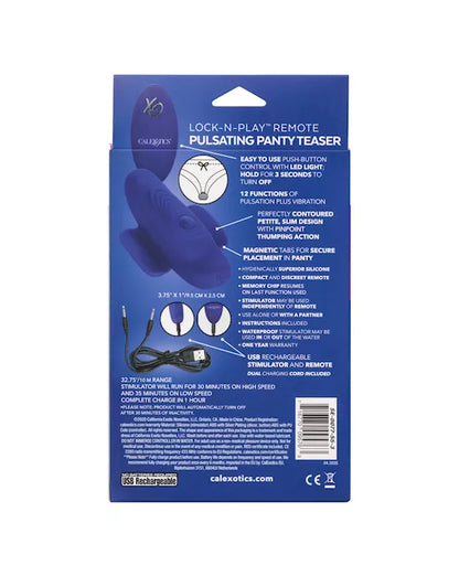 Lock-N-Play Remote Pulsating Panty Teaser