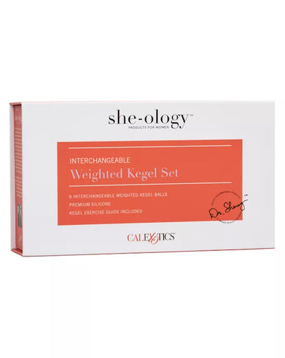 She-ology Interchangeable Weighted Kegel Set