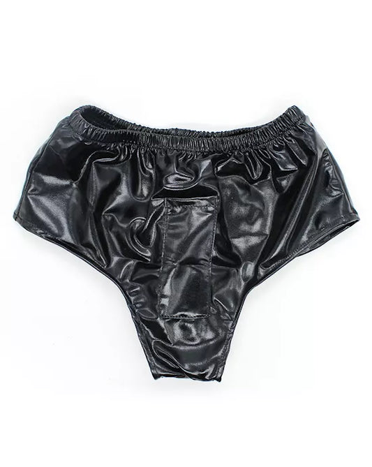 Spandex Vibrating Dildo Brief