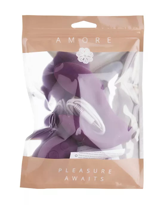 Amore Poised Knocking Vibrator with Remote