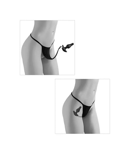 Vibrating Butt Plug Panties - OS/XL