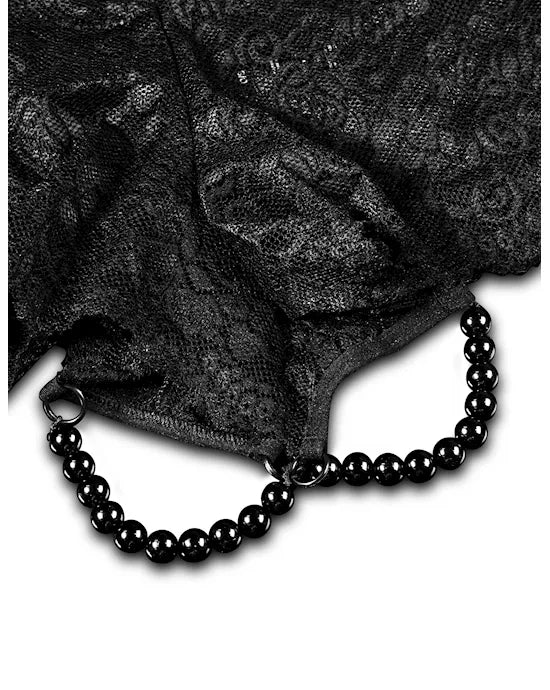Hookup Panties Pleasure Pearl Boy Shorts - OS/XL