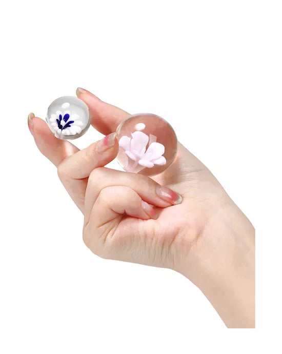 Lucent Flower Glass Kegel Balls