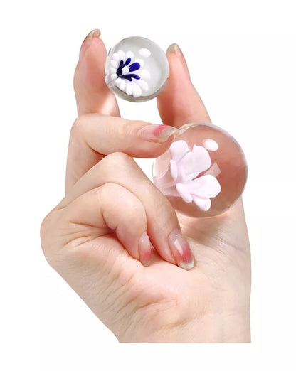 Lucent Flower Glass Kegel Balls