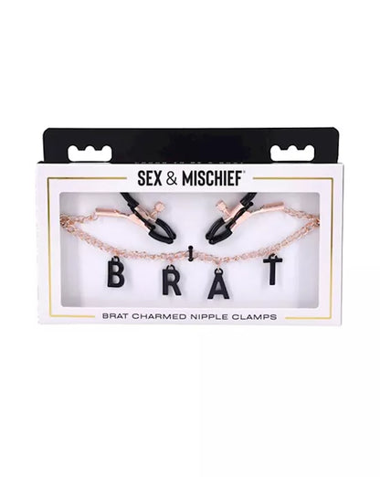 Brat Charmed Nipple Clamps